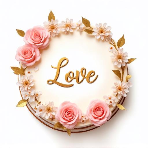 Hochzeitstorte mit persönlichem Druck
